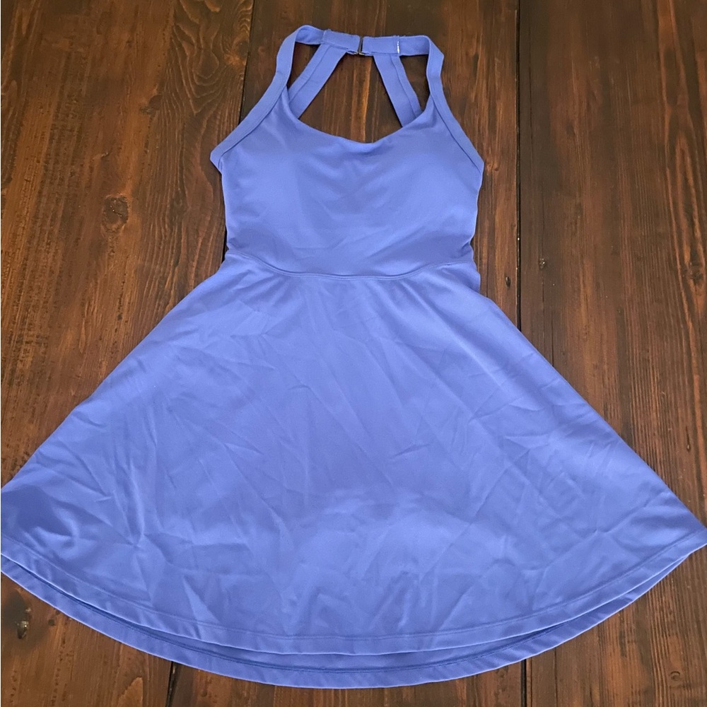 Blue Tennis Dress with built-in shorts